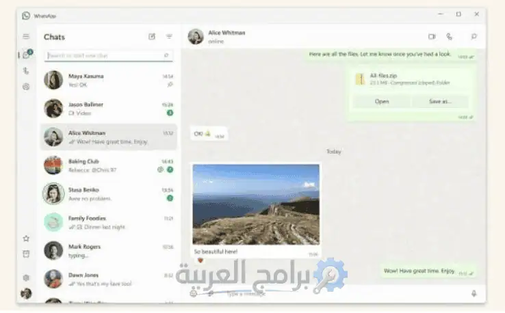 تحميل واتساب للكمبيوتر 2026 WhatsApp Desktop ويندوز 10/11 آخر إصدار